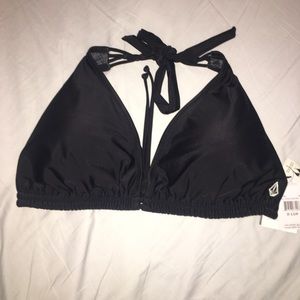 NWT VOLCOM D-cup triangle swim top!